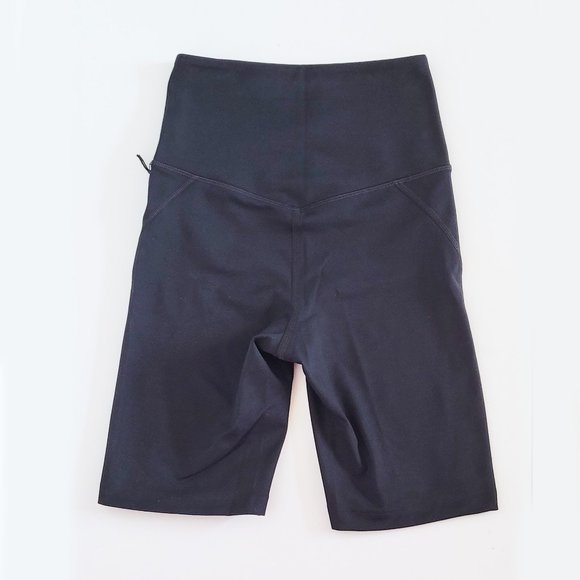 Girlfriend Collective Black Dylan Bra & RPET High-Rise Bike Shorts Set - Size XS - Picture 10 of 15